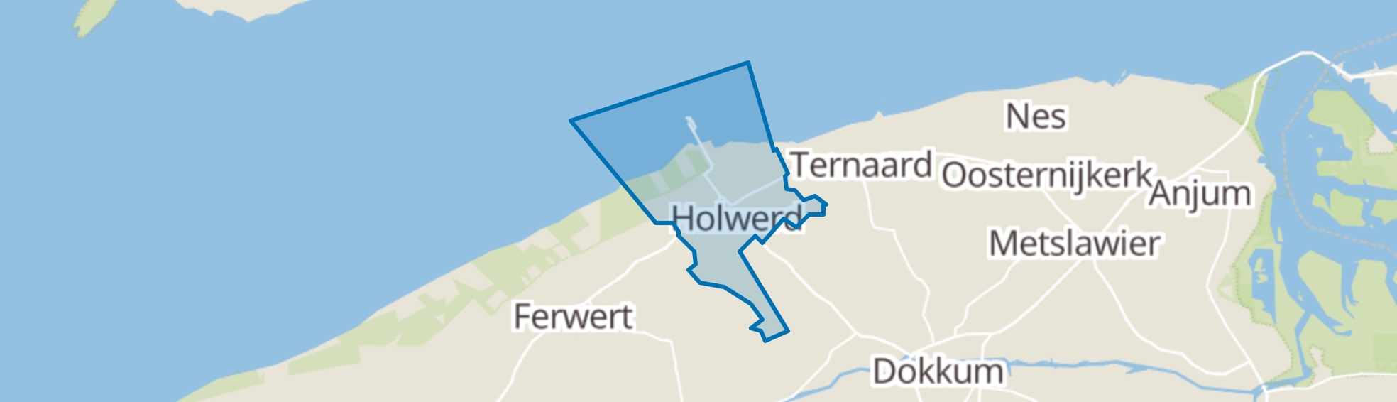 Holwerd map