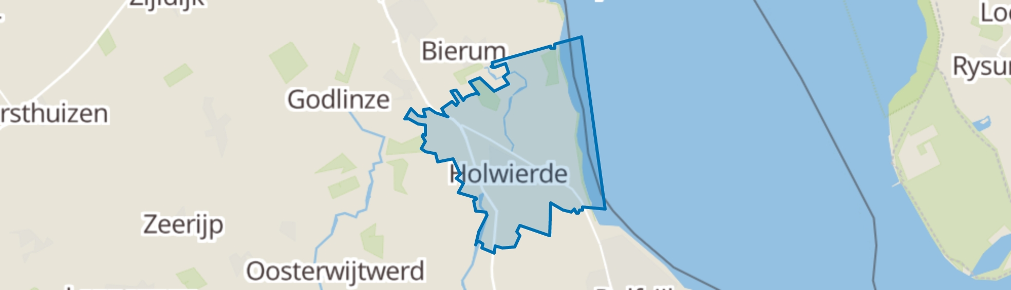 Holwierde map