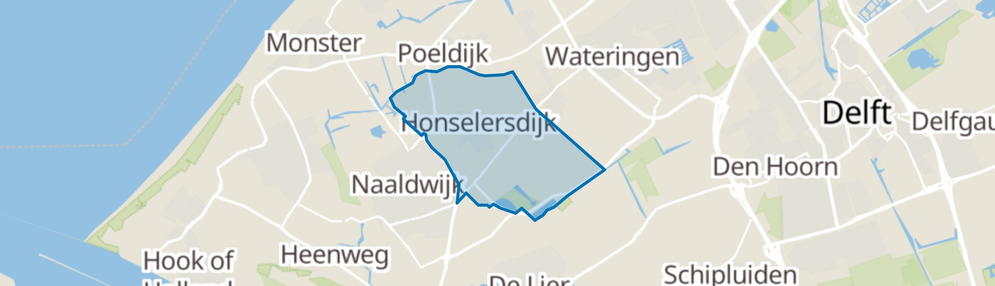 Honselersdijk map