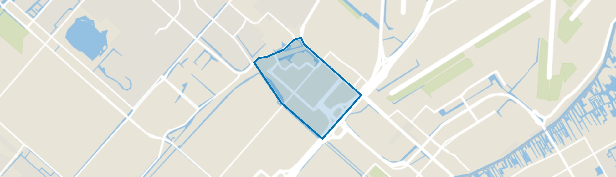 Hoofddorp Beukenhorst Oost, Hoofddorp map
