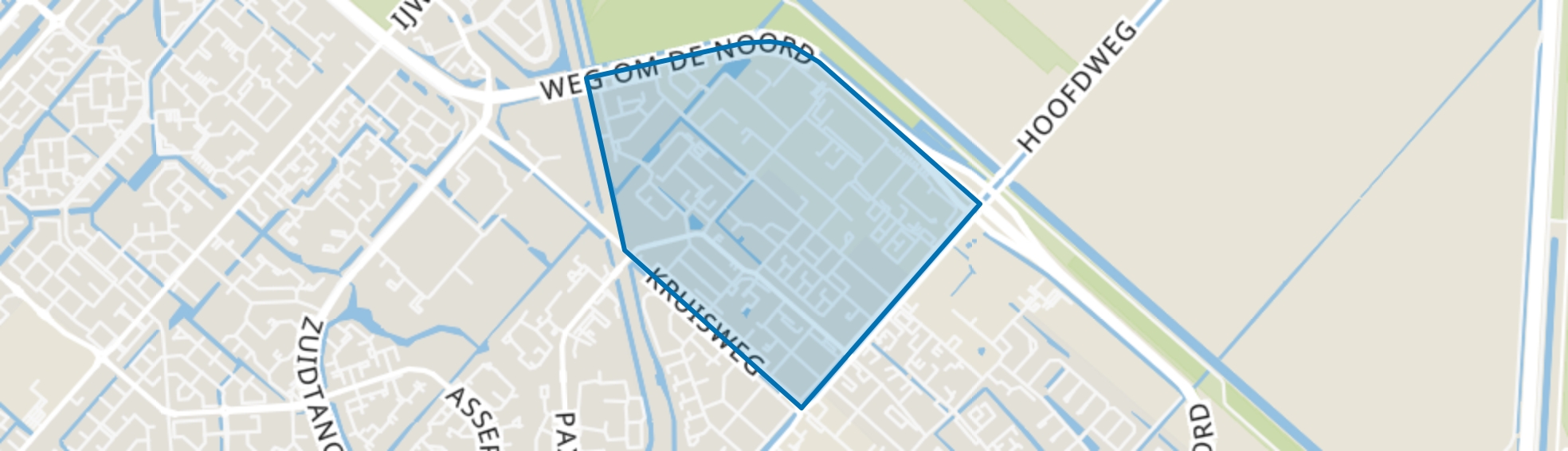 Hoofddorp Centrum Noord, Hoofddorp map
