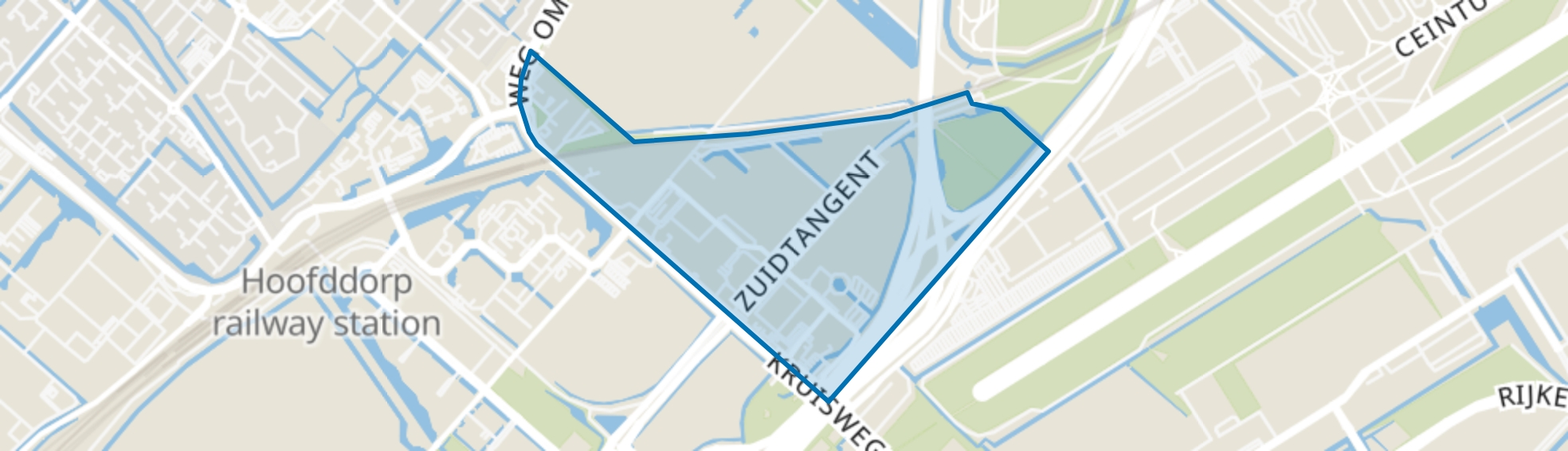Hoofddorp De Hoek, Hoofddorp map