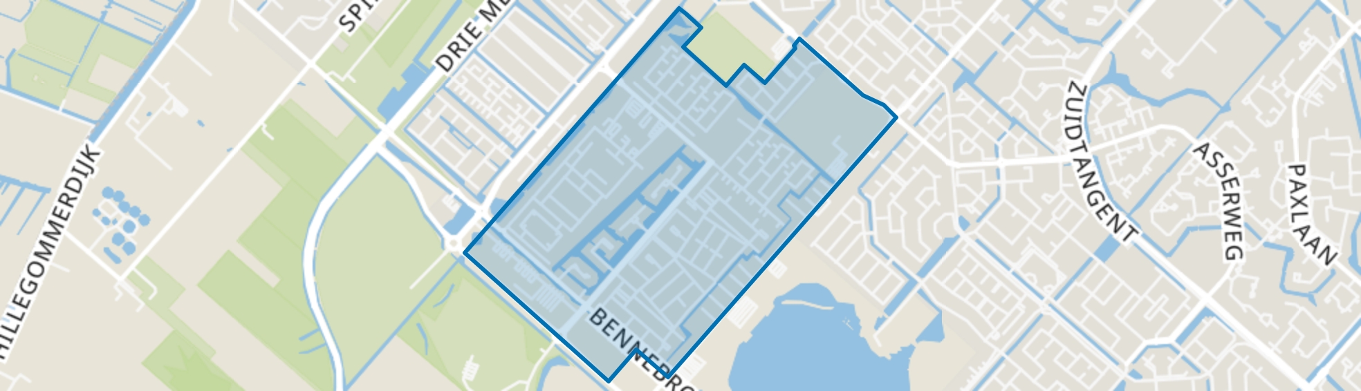 Hoofddorp Floriande Oost, Hoofddorp map