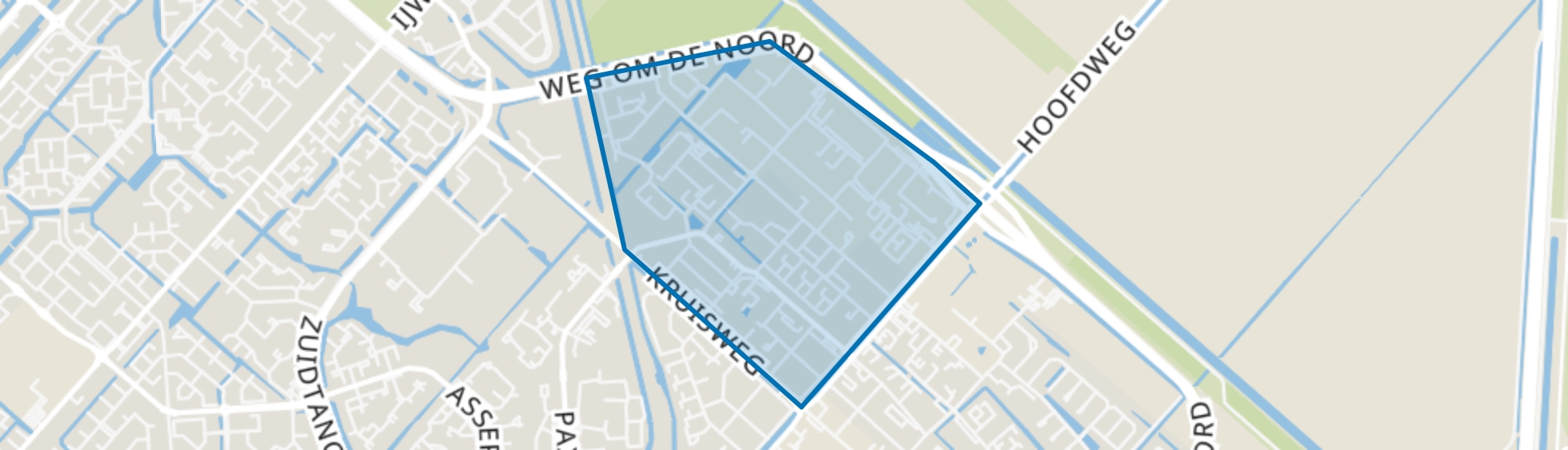 Hoofddorp Noord, Hoofddorp map