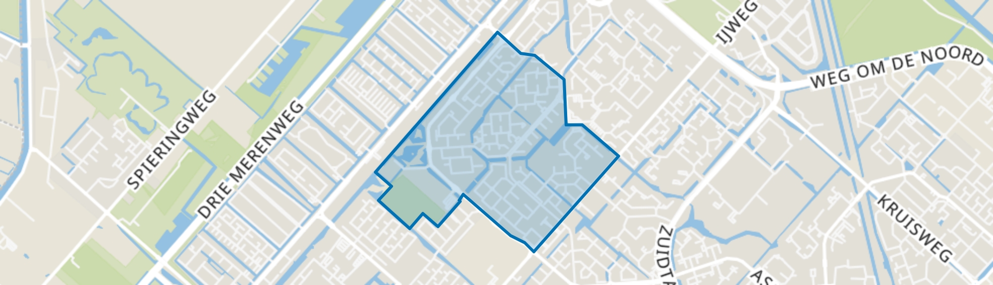 Hoofddorp Overbos Zuid, Hoofddorp map