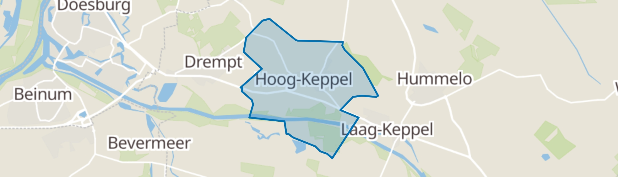 Hoog-Keppel map