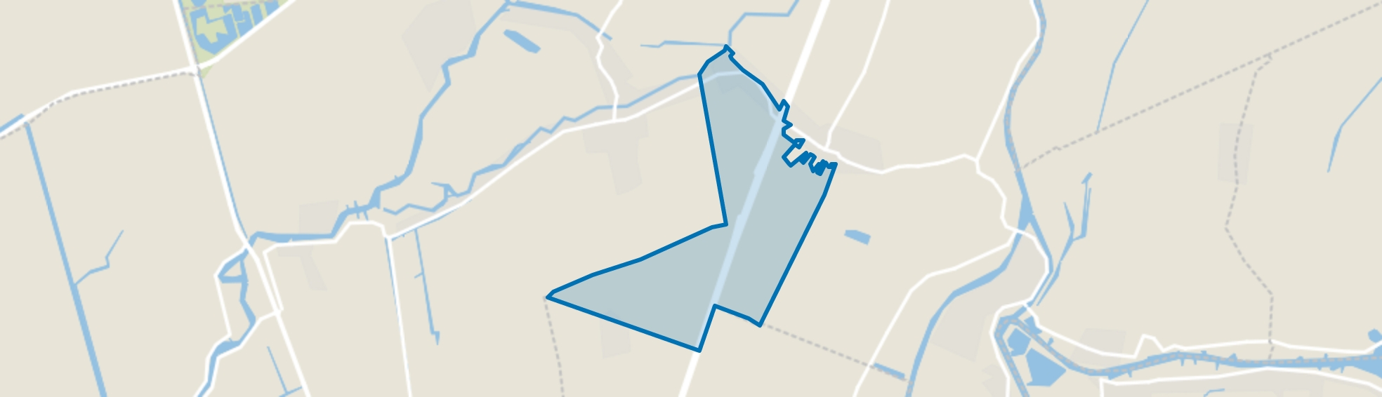 Hoogblokland-Buitengebied-Zuid, Hoogblokland map