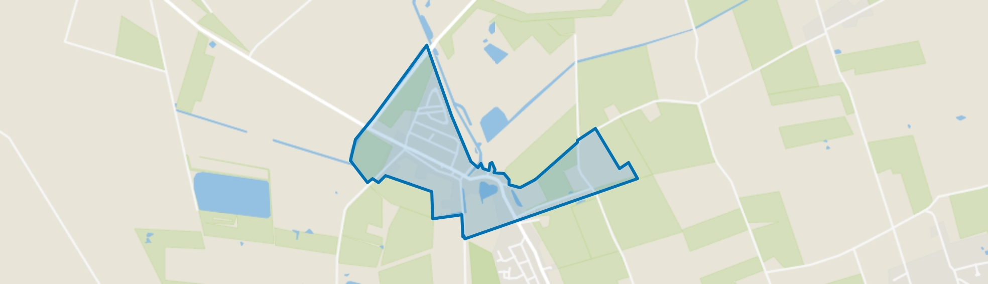 De Heerlijkheid Hooge Zwaluwe, Hooge Zwaluwe map