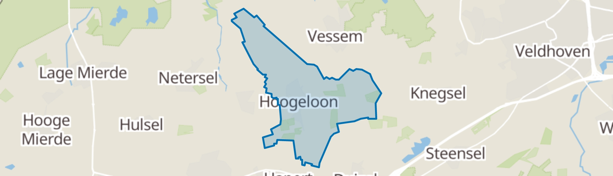 Hoogeloon map