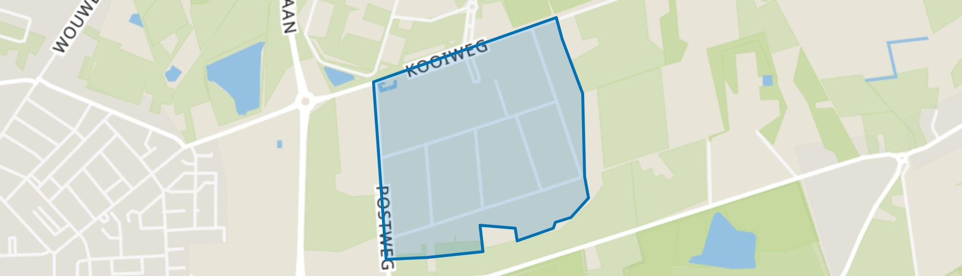 Industrieterrein De Kooy, Hoogerheide map