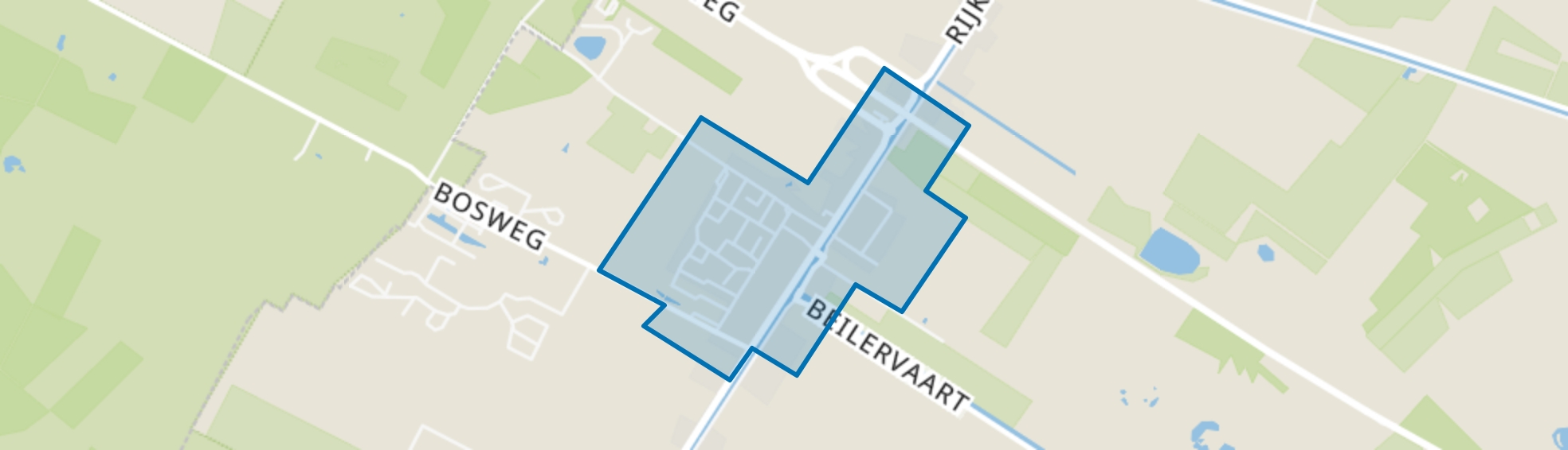 Hoogersmilde-Centrum, Hoogersmilde (Gem. Midden-Drenthe) map