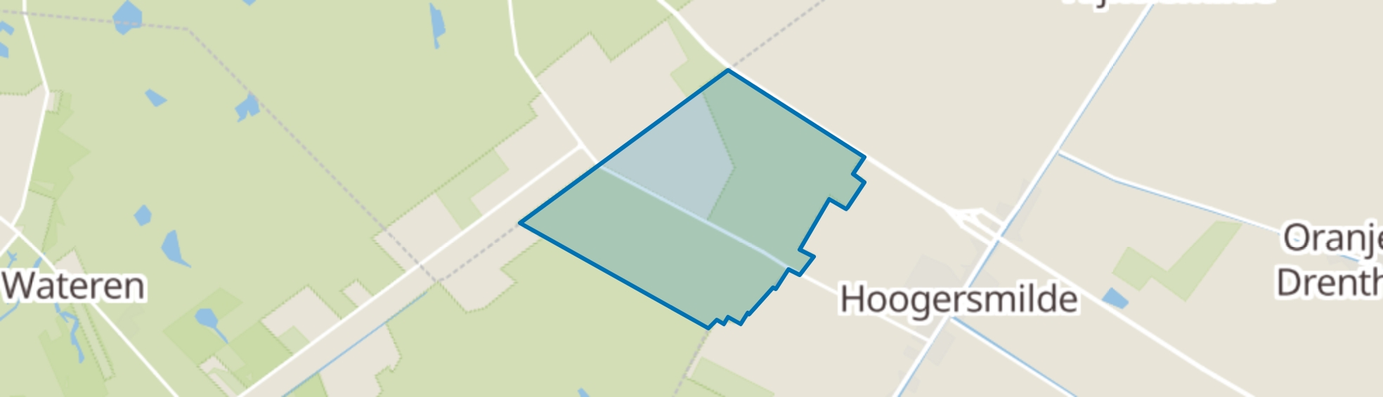 Hoogersmilde (Gem. Westerveld) map