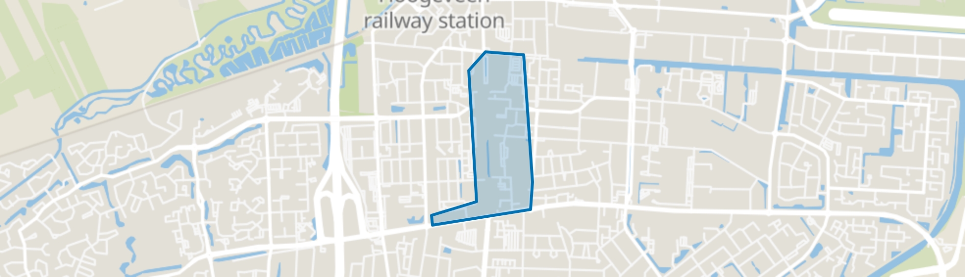 Centrum, Hoogeveen map