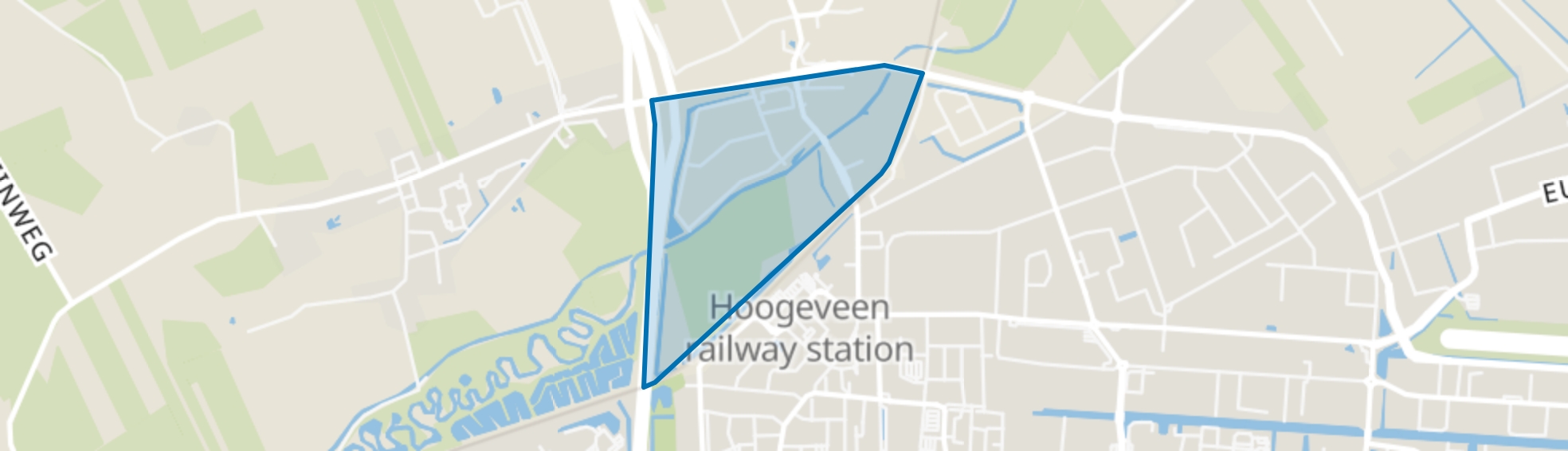 Industriegebied Toldijk, Hoogeveen map