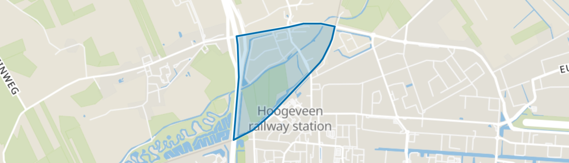 Industriegebied Toldijk, Hoogeveen map