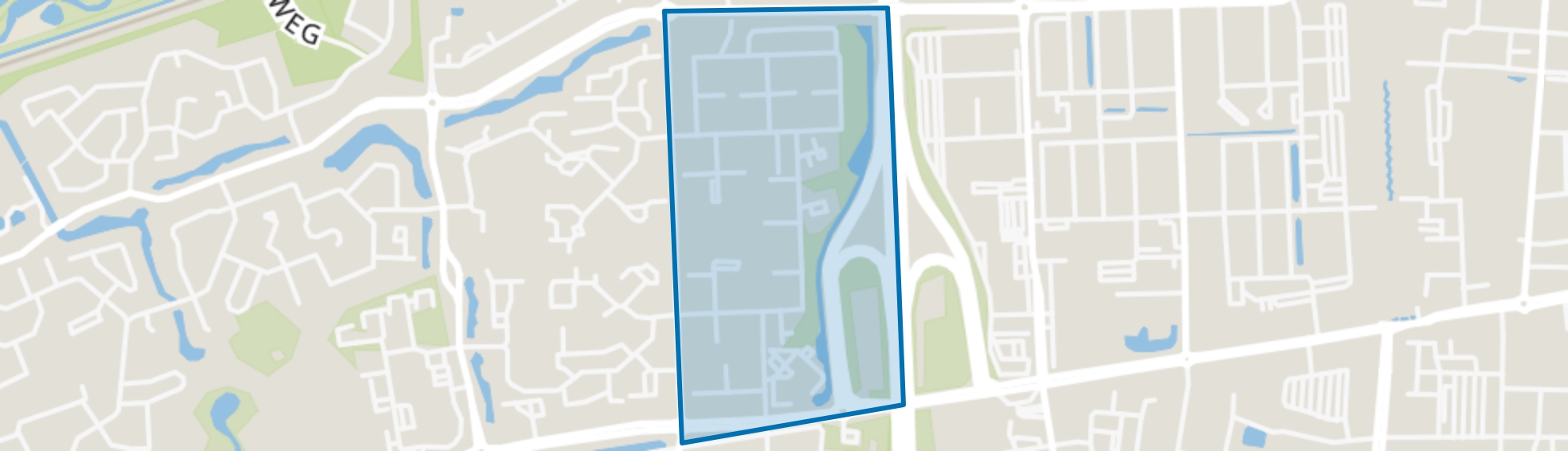 Schoonvelde-Oost, Hoogeveen map