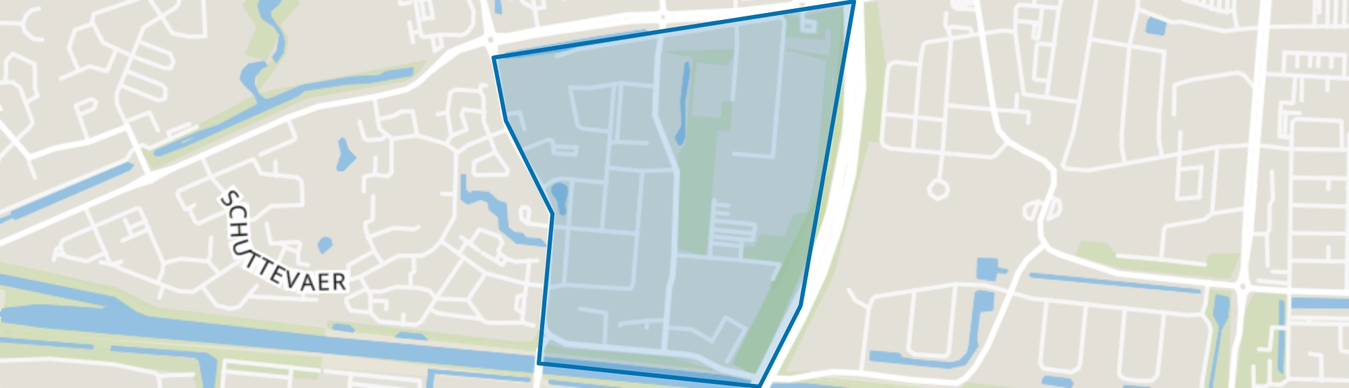 Schutlanden-Oost, Hoogeveen map