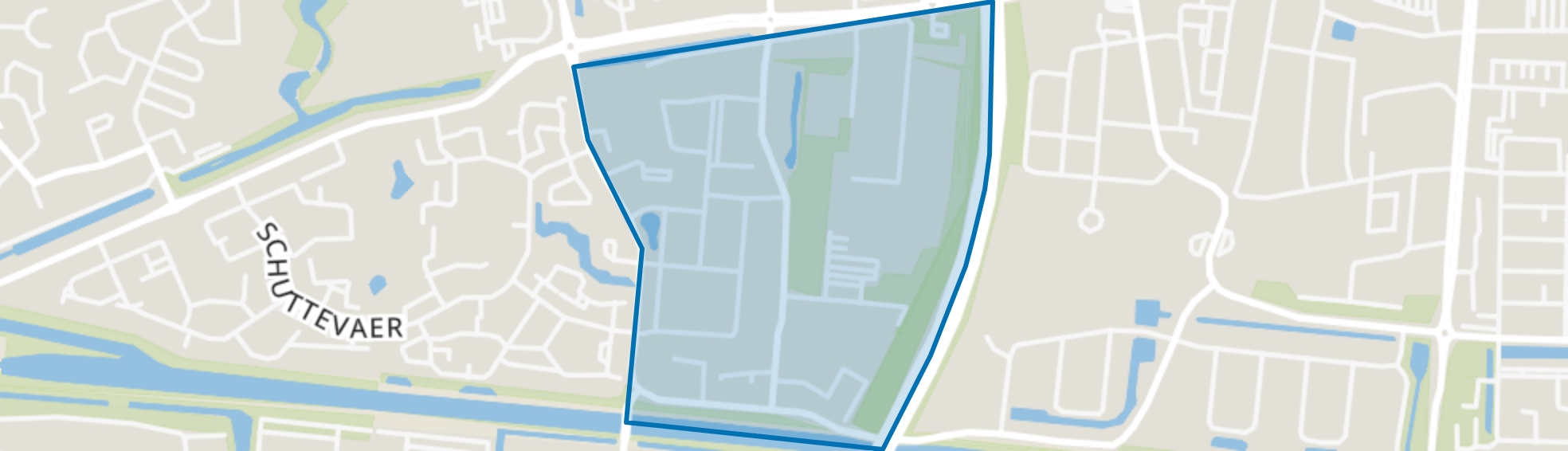 Schutlanden-Oost, Hoogeveen map