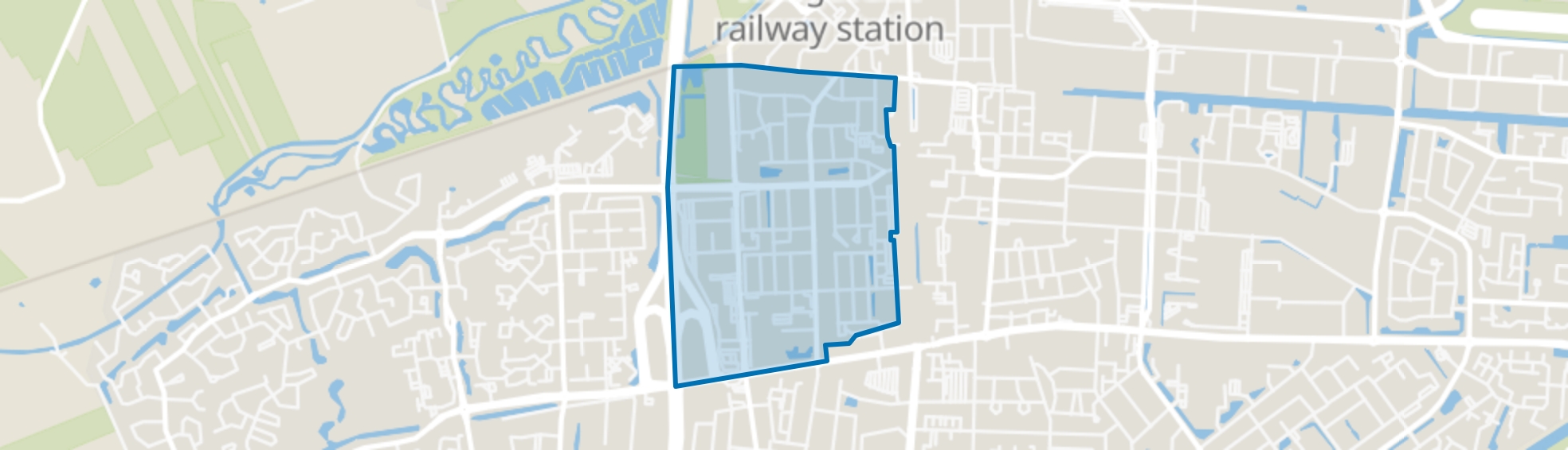 West, Hoogeveen map