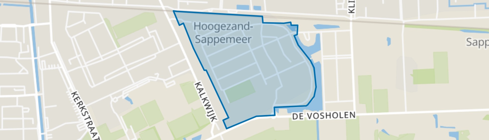 De Vosholen-West, Hoogezand map