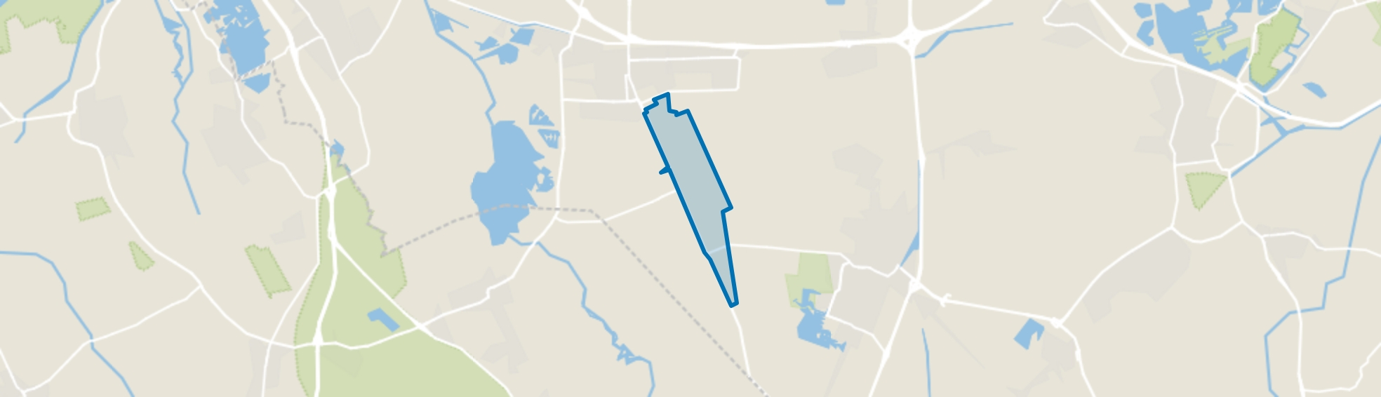 Kalkwijk-Zuid, Hoogezand map