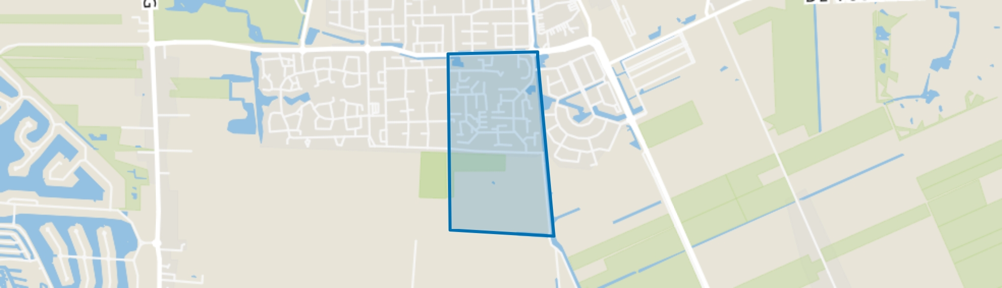 Woldwijck-Oost, Hoogezand map