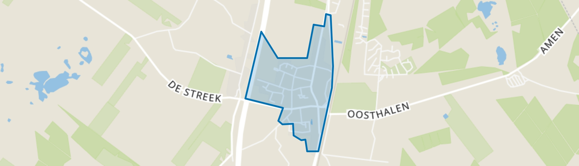 Hooghalen, Hooghalen map