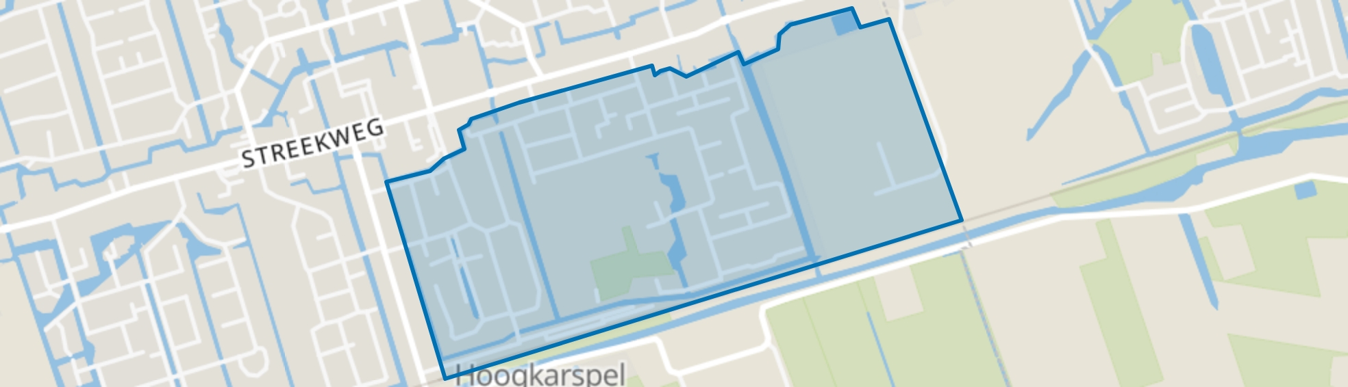 Plan Oost, Hoogkarspel map