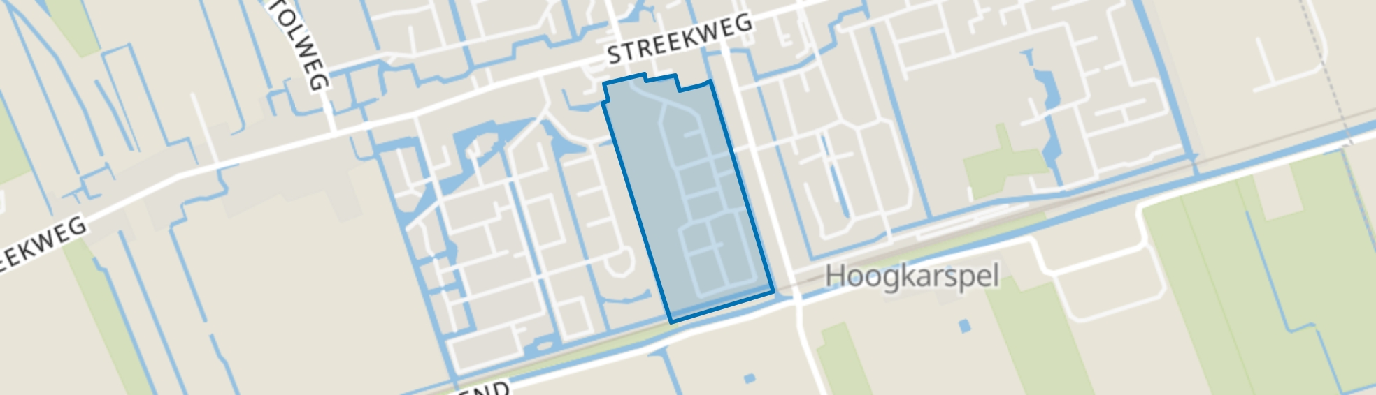 Plan West, Hoogkarspel map