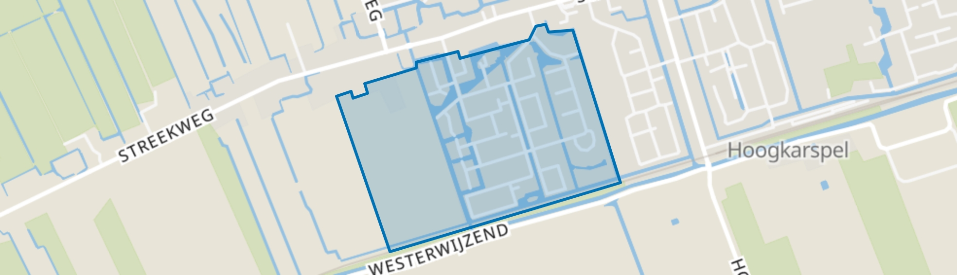 Reigersborg Zuid, Hoogkarspel map