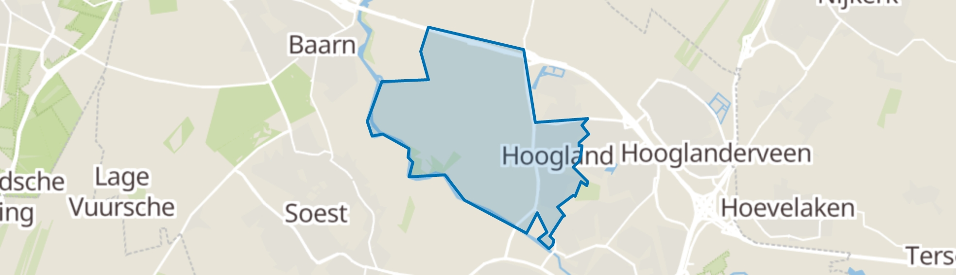 Hoogland map