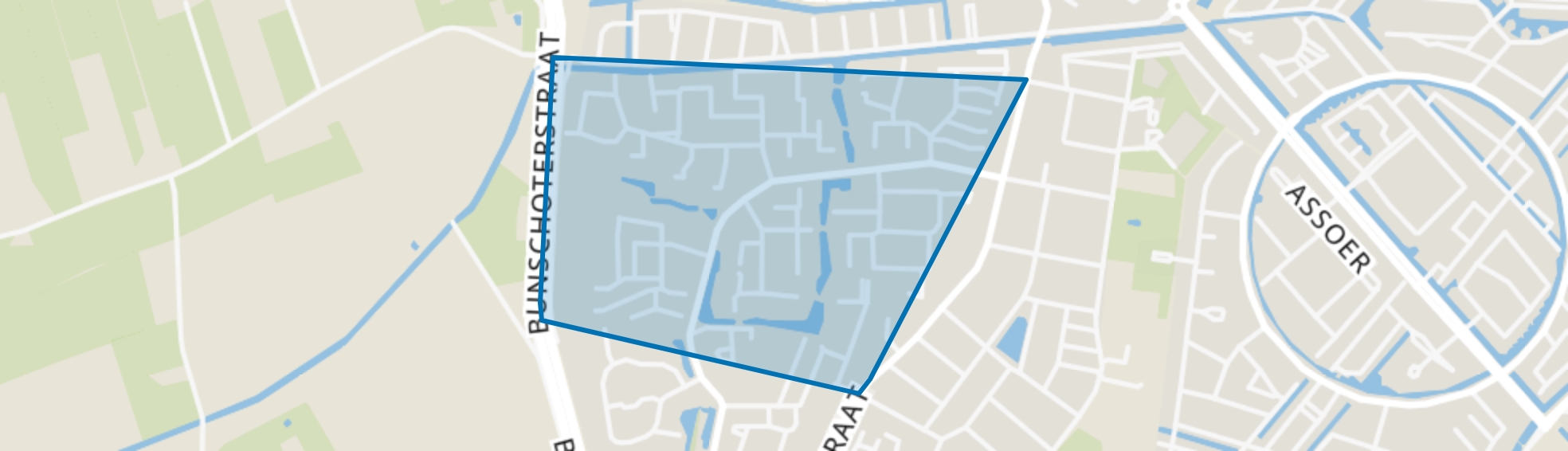 Bieshaar-Noord, Hoogland map