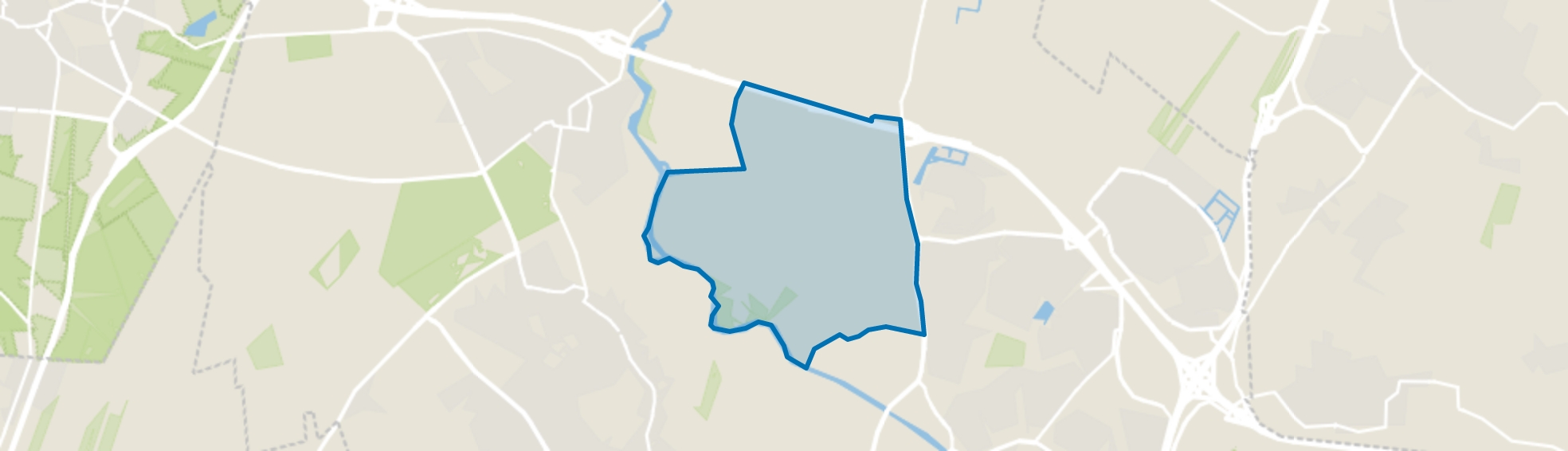 Zeldert, Hoogland map