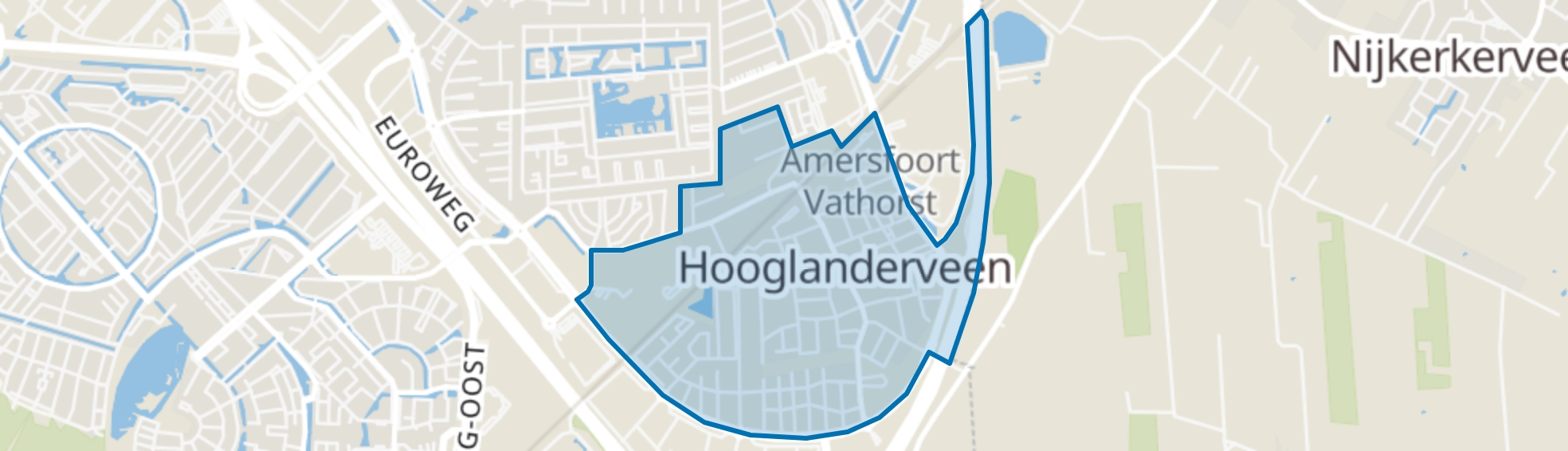 Hooglanderveen map