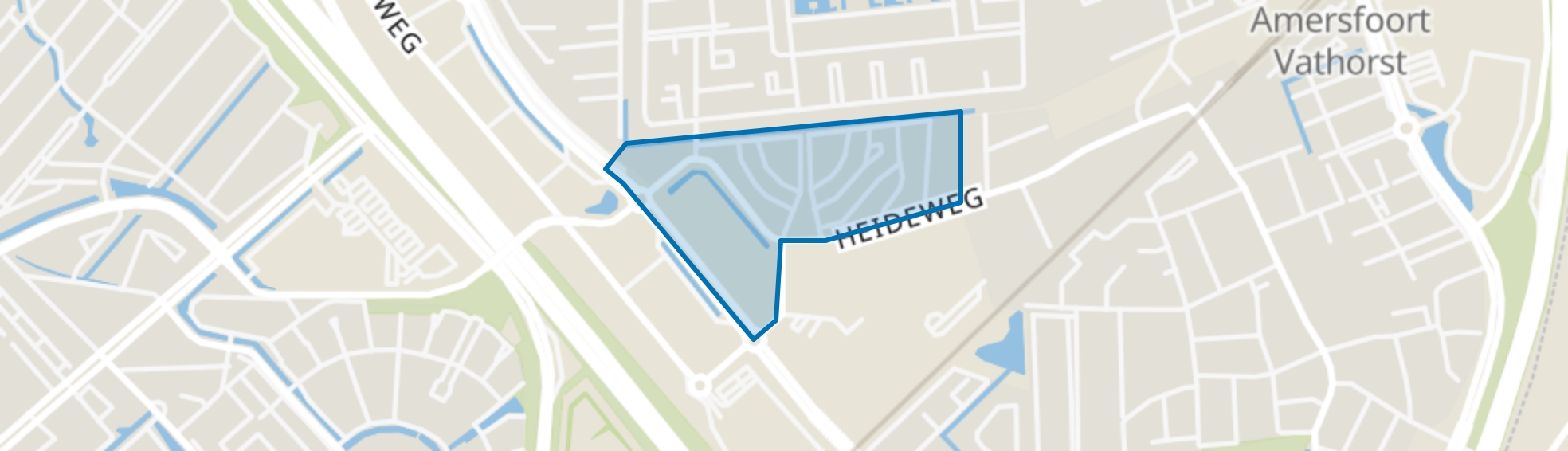 Eilandengroepenbuurt, Hooglanderveen map