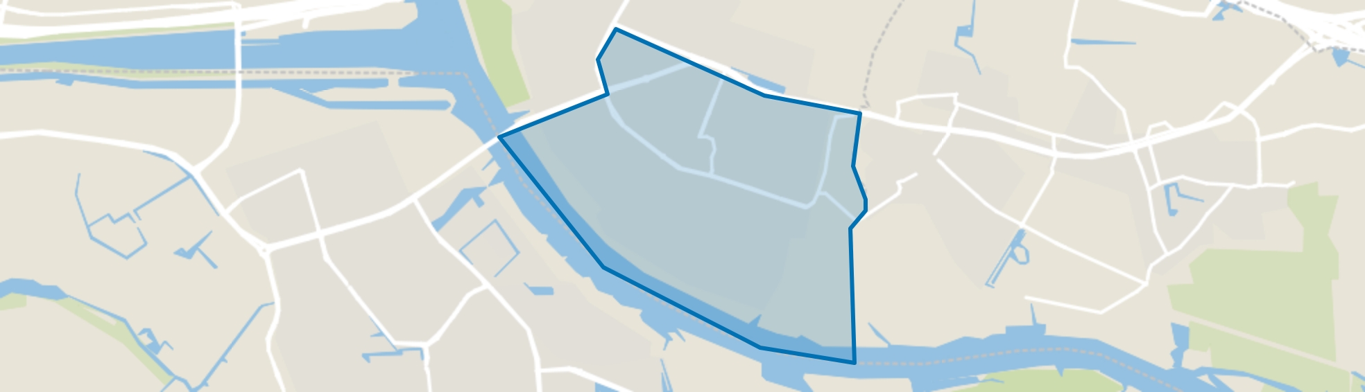 Hoogvliet Zuid, Hoogvliet Rotterdam map