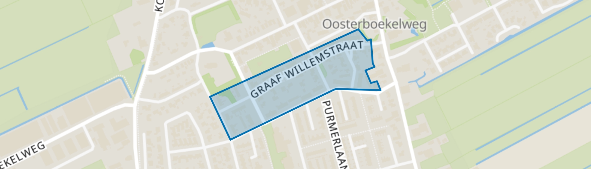 Graaf Willem, Hoogwoud map