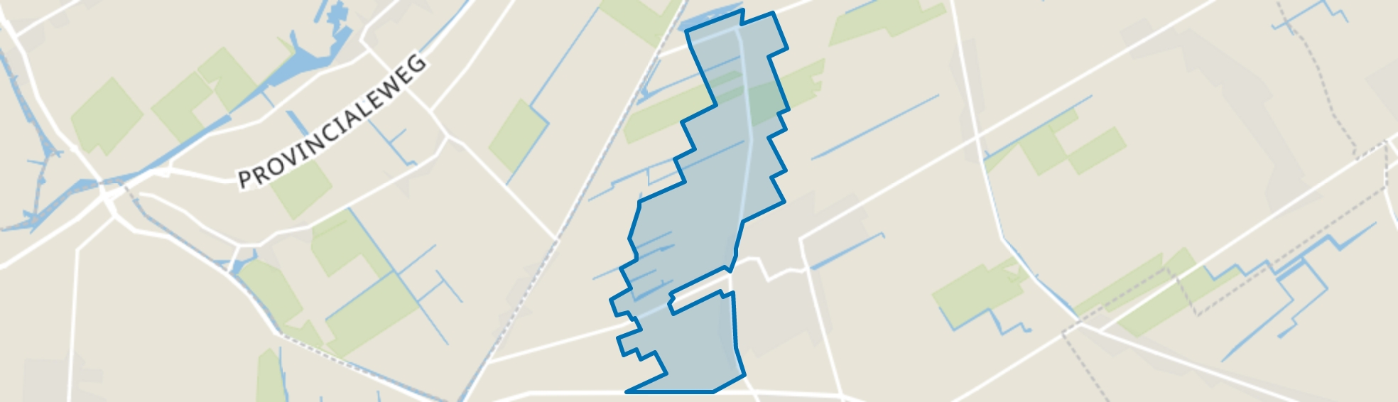 Koningspade, Hoogwoud map