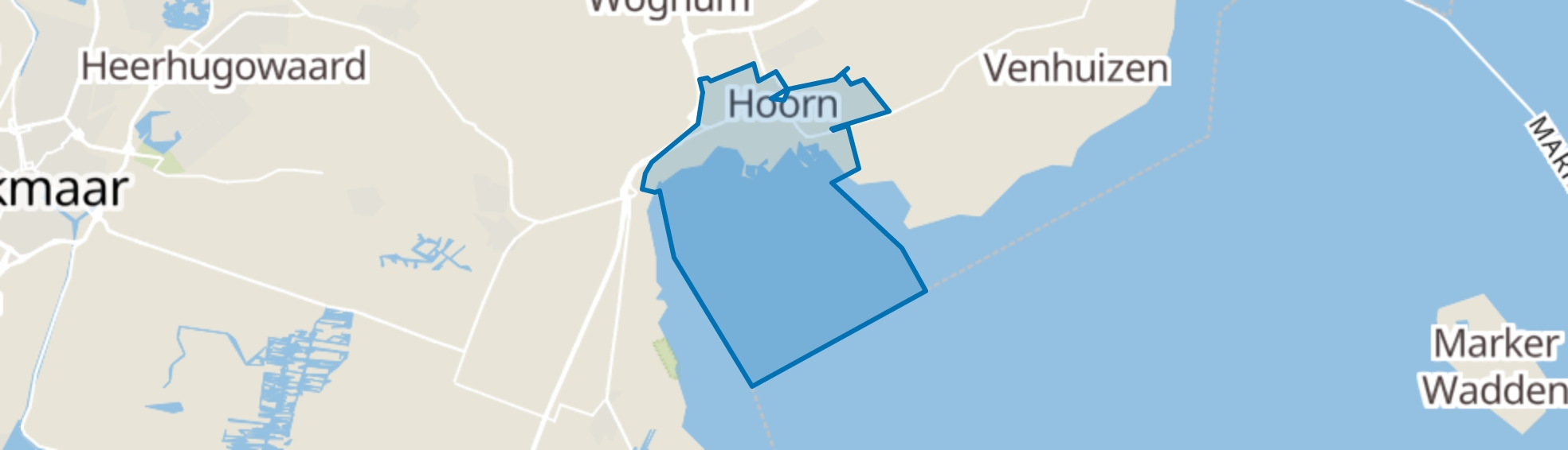 Hoorn (NH) map