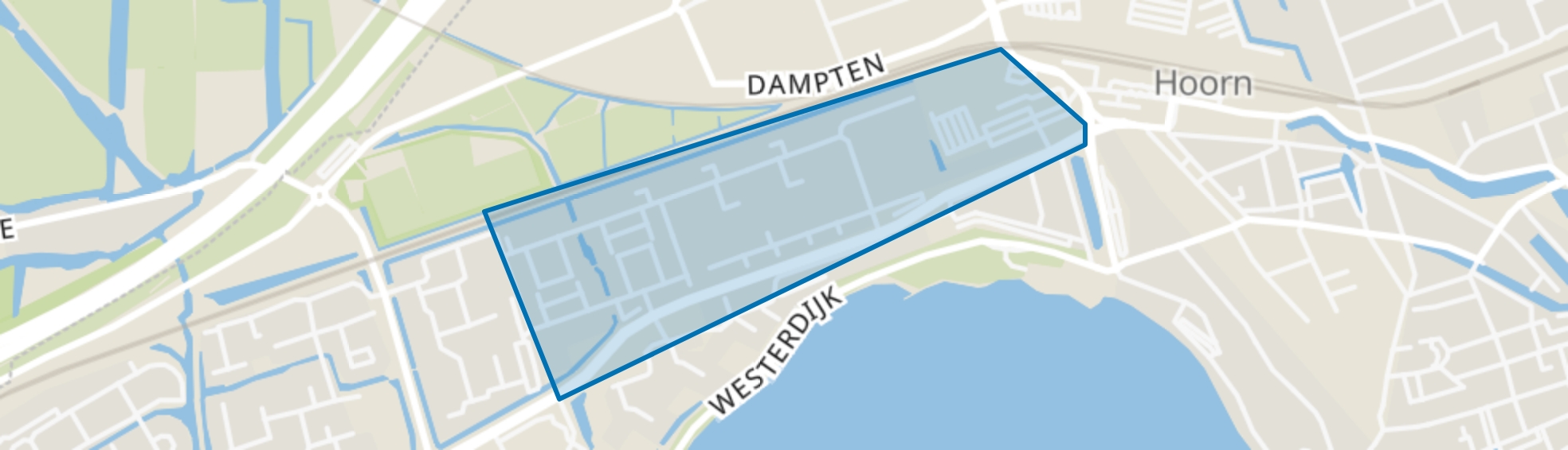Grote Waal - Buurt 13 01, Hoorn (NH) map