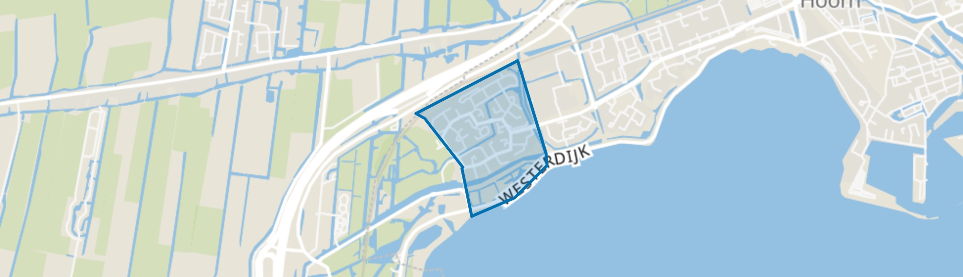 Grote Waal - Buurt 13 07, Hoorn (NH) map