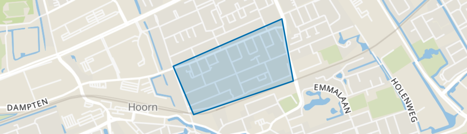 Hoorn Noord - Buurt 12 02, Hoorn (NH) map
