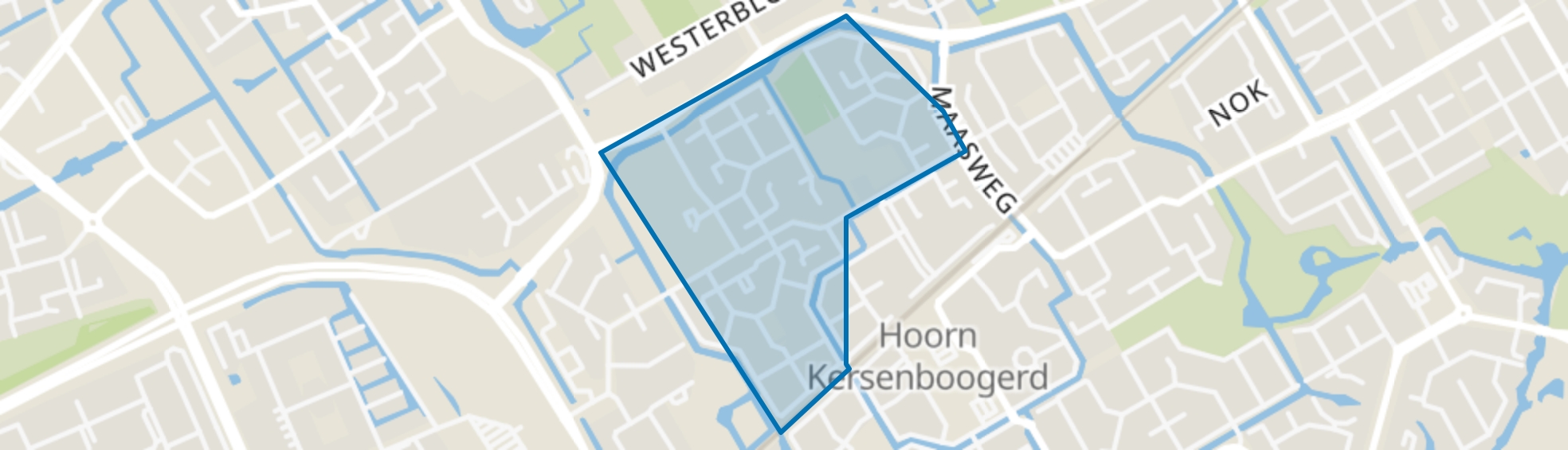 Kersenboogerd-Noord - Buurt 32 01, Hoorn (NH) map