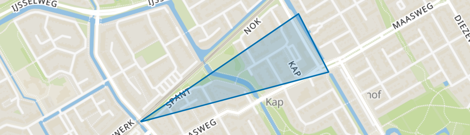 Kersenboogerd-Zuid - Buurt 33 02, Hoorn (NH) map