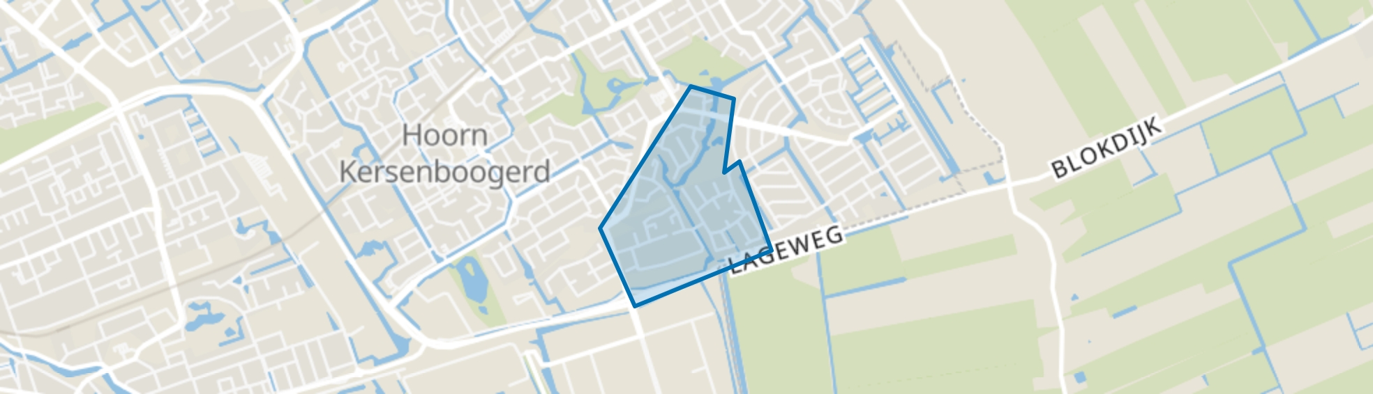 Kersenboogerd-Zuid - Buurt 33 05, Hoorn (NH) map