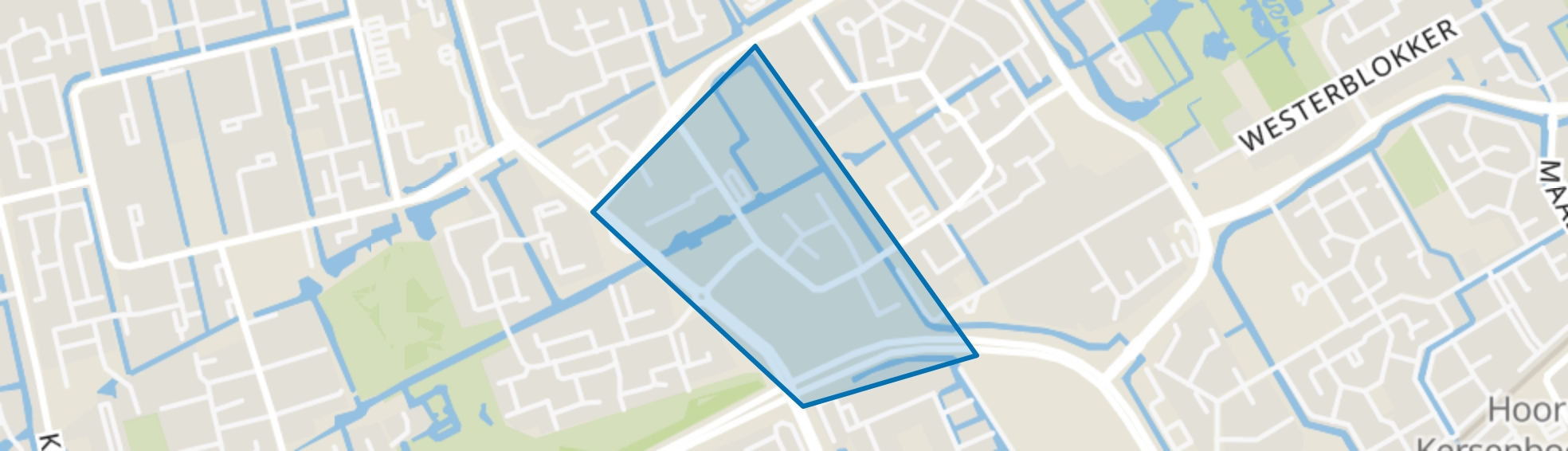Nieuwe Steen - Buurt 22 01, Hoorn (NH) map