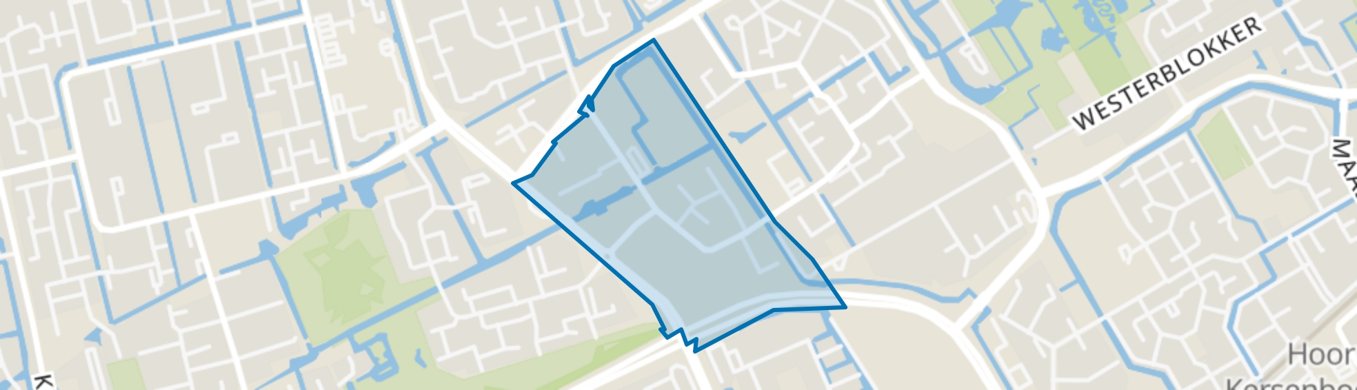 Nieuwe Steen - Buurt 22 01, Hoorn (NH) map