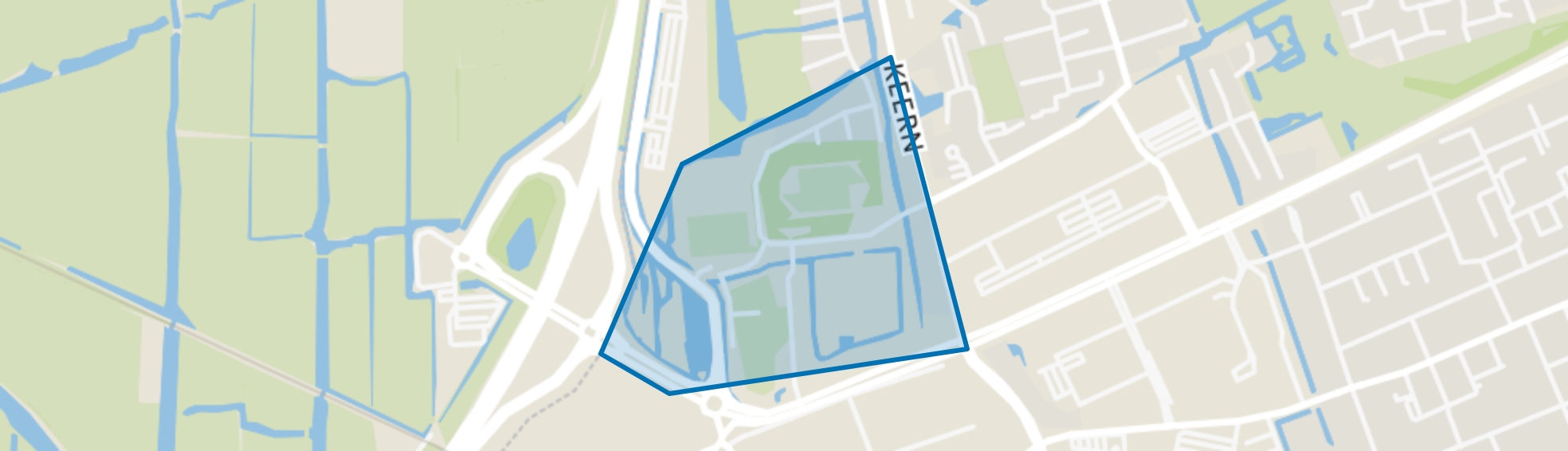 Risdam-Zuid - Buurt 20 02, Hoorn (NH) map