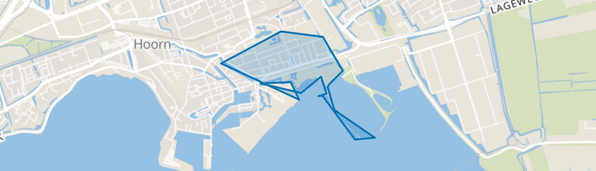 Venelaankwartier - Buurt 11 02, Hoorn (NH) map