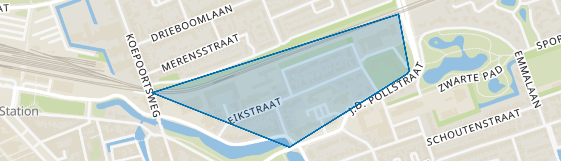 Venelaankwartier - Buurt 11 03, Hoorn (NH) map